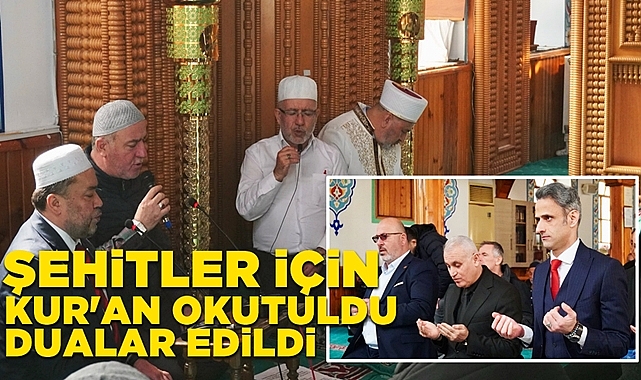 Çanakkale şehitleri için Çaycuma'da Kur'an-ı Kerim okutuldu