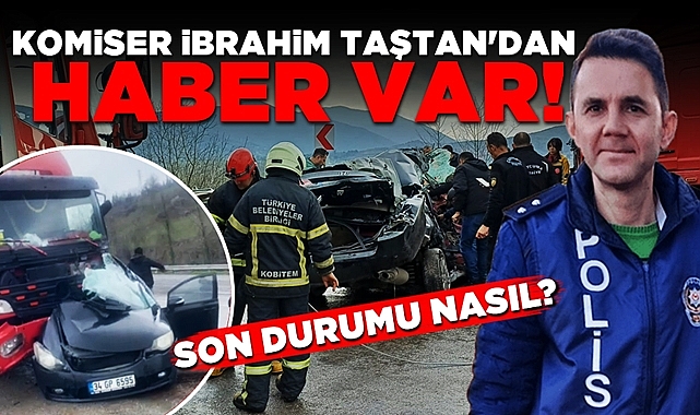 Çaycuma'da kaza yapmıştı, komiser İbrahim Taştan'dan haber var!