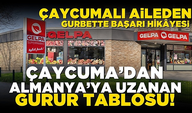 Çaycumalı aileden gurbette başarı hikayesi! Almanya'ya uzanan gurur tablosu!