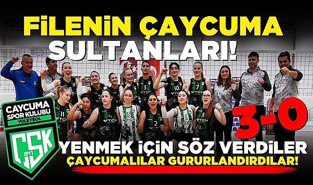 Filenin Çaycuma sultanları tarih yazdı: TCH Çaycumaspor'dan 3-0'lık net zafer!