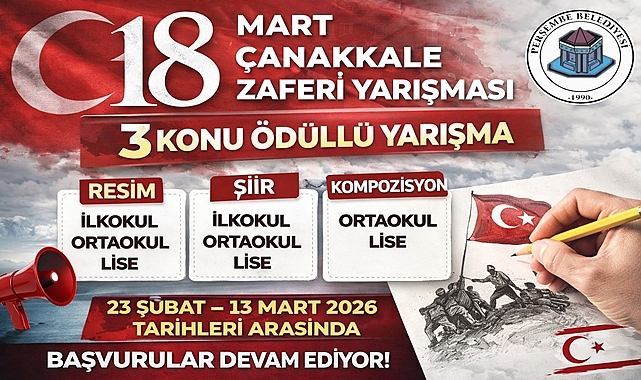 Perşembe'de 18 Mart Çanakkale Zaferi'ne yakışır bir yarışma!