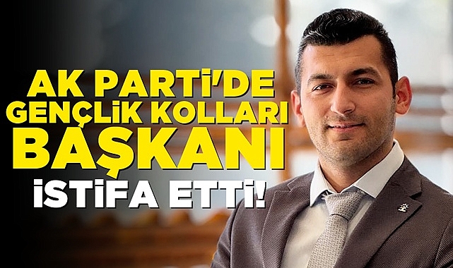 AK Parti'de Çaycuma Gençlik Kolları Başkanı istifa etti!