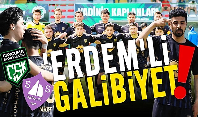 AVS Çaycumaspor'da 'Erdem'li galibiyet: 1-0