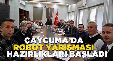 Çaycuma'da robot yarışmasının hazırlıkları başladı!