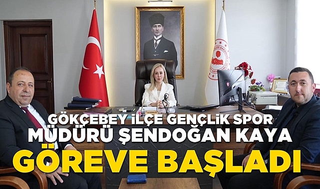 Gökçebey'de İlçe Gençlik Spor Müdürü Şendoğan Kaya göreve başladı