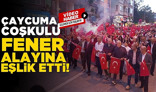Çaycuma'da 19 Mayıs coşkusu: Binlerce kişi fener alayında tek yürek oldu