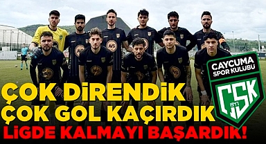 Çok direndik, gol kaçırdık, ligde kalmayı garantiledik! 