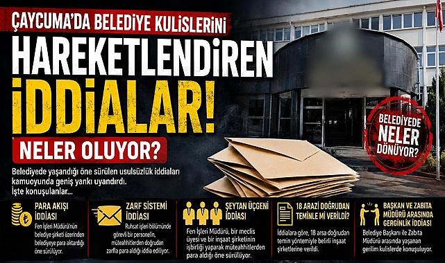 Çaycuma'da belediye kulislerini hareketlendiren iddialar! Neler oluyor?