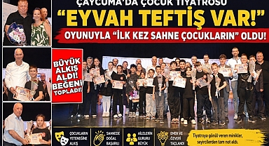Çaycuma'da bir ilk yaşandı! Sahne bu kez çocukların oldu!