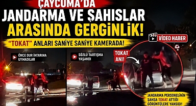 Çaycuma'da jandarma ve şahıslar arasında gerginlik! 