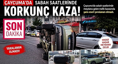 Çaycuma'da sabah saatlerinde korkunç kaza…
