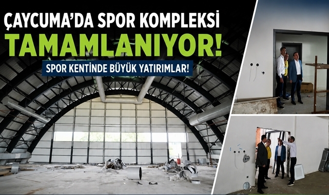 Çaycuma'da spor kompleksi tamamlanıyor! Spor kentinde büyük yatırımlar!