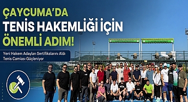 Çaycuma'da Tenis Hakemliği için önemli adım!