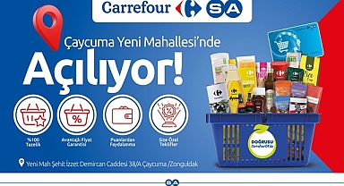 Çaycuma'da yeni dönem başlıyor! Carrefour-Sa 24 Haziran'da açılıyor!