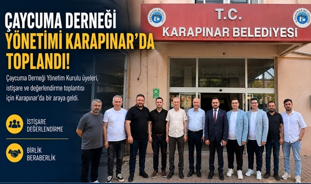 Çaycuma Derneği yönetimi karapınar’da toplandı! “Ortak Paydamız Çaycuma, Zonguldak ve Ülkemiz”