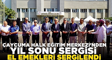 Çaycuma Halk Eğitim Merkezi'nden yıl sonu sergisi! El emekleri sergilendi