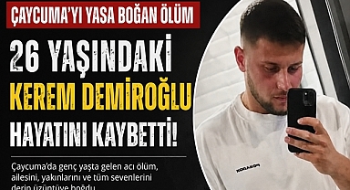 Çaycuma’yı yasa boğan ölüm! 26 yaşındaki Kerem Demiroğlu hayatını kaybetti!