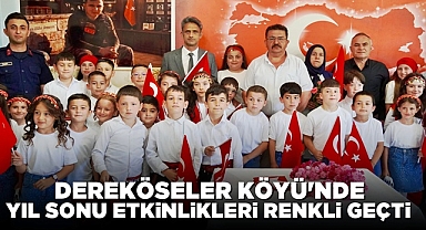Dereköseler Köyü'nde yıl sonu etkinlikleri renkli geçti