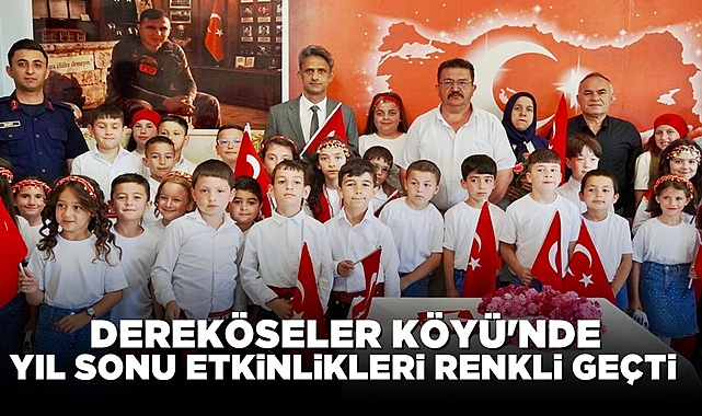 Dereköseler Köyü'nde yıl sonu etkinlikleri renkli geçti