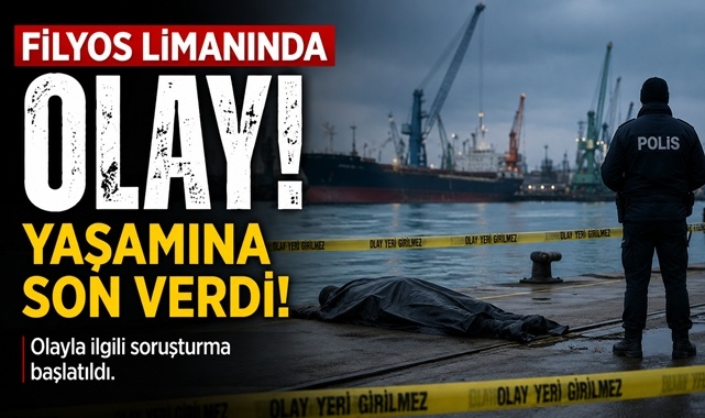 Filyos limanında olay! Yaşamına son verdi!