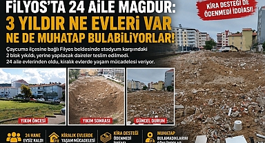 Filyos'ta 24 aile mağdur: 3 yıldır ne evleri var, ne de muhatap bulabiliyorlar!