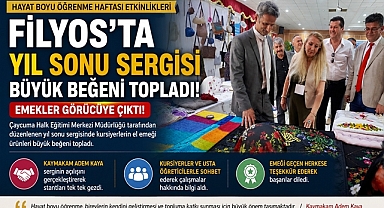 Filyos'ta yıl sonu sergisi büyük beğeni topladı! Emekler görücüye çıktı! 