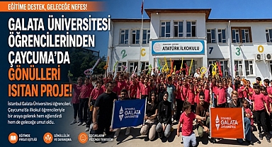 Galata Üniversitesi'nden Çaycuma'da eğitime destek! 