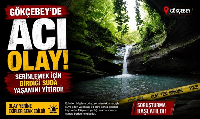 Gökçebey'de acı olay! Serinlemek için girdiği suda hayatını kaybetti!