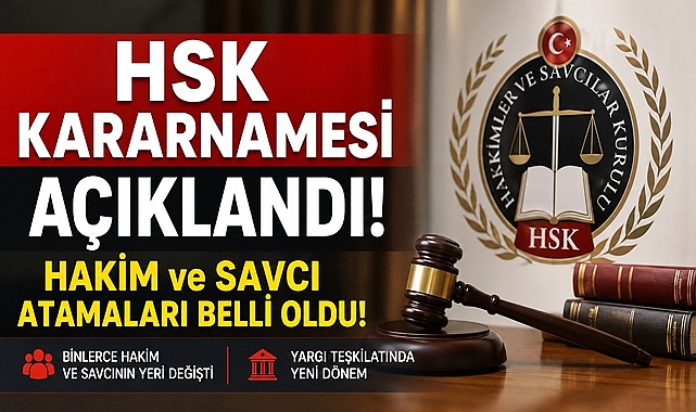 Hakim ve Savcı atamaları belli oldu! İşte Çaycuma'ya gelen ve gidenler...