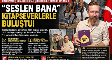 İstanbul'da yaşayan Çaycumalı işinsanı 'Seslen Bana' kitabıyla okuyucuyla buluştu!
