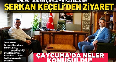Önceki dönem Çaycuma Kaymakamı Serkan Keçeli’den ziyaret