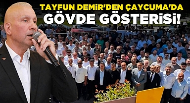 Tayfun Demir'den Çaycuma'da gövde gösterisi!