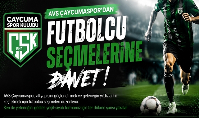 AVS Çaycumaspor'dan futbolcu seçmelerine davet
