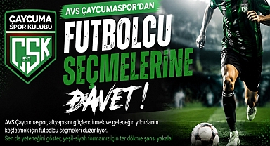 AVS Çaycumaspor'dan futbolcu seçmelerine davet