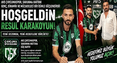AVS Çaycumaspor, savunma hattını genç, dinamik ve mücadeleci bir isimle güçlendirdi!