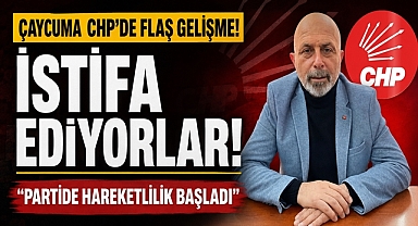Çaycuma CHP'de flaş gelişme: İstifa ediyorlar!
