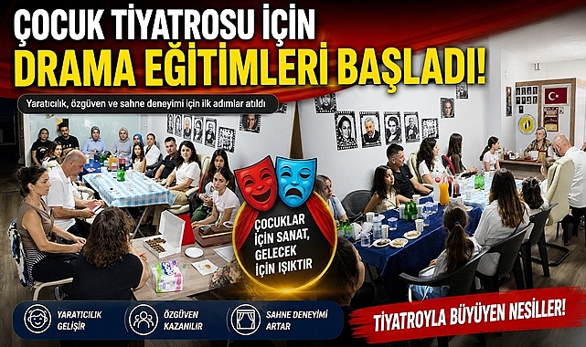 Çaycuma'da çocuk tiyatrosu için drama eğitimleri başladı