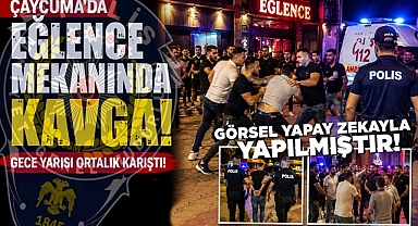 Çaycuma'da eğlence mekanında kavga: Gece yarısı ortalık karıştı!