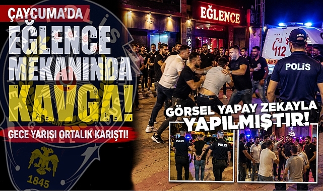 Çaycuma'da eğlence mekanında kavga: Gece yarısı ortalık karıştı!
