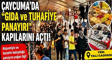 Çaycuma'da Gıda ve Tuhafiye Panayırı kapılarını açtı!