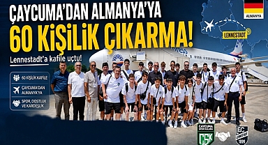 Çaycuma'dan Almanya'ya 60 kişilik çıkarma! Lennestadt'a kafile uçtu!