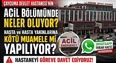 Çaycuma Devlet Hastanesi'nin acil bölümünde neler oluyor?