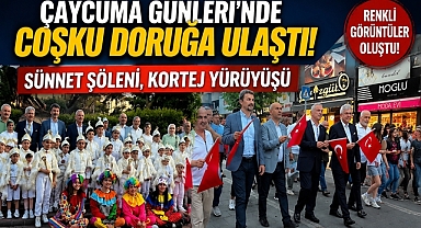 Çaycuma Günleri'nde coşku doruğa ulaştı: Sünnet şöleni, kortej yürüyüşü