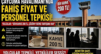 Çaycuma Havalimanı'nda fahiş fiyat ve personel tepkisi!