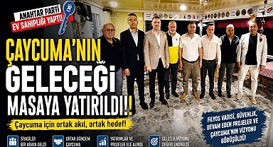 Çaycuma'nın geleceği masaya yatırıldı! Anahtar Parti ev sahipliği yaptı!
