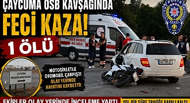Çaycuma OSB kavşağında trafik kazası: Şura Uzun hayatını kaybetti!