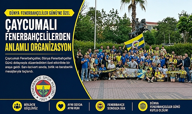 Çaycumalı Fenerbahçelilerden Dünya Fenerbahçeliler Günü'ne özel organizasyon