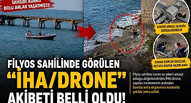 Filyos sahilinde görülen İHA/Drone'un akıbeti belli oldu!