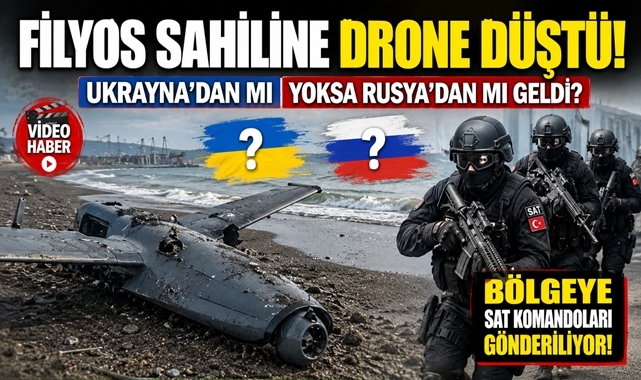 Filyos sahiline drone düştü! Ukrayna'dan m yoksa Rusya'dan mı geldi?
