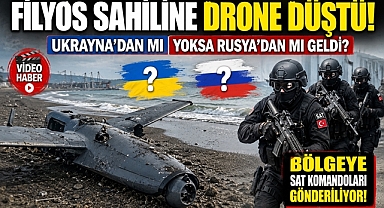 Filyos sahiline drone düştü! Ukrayna'dan m yoksa Rusya'dan mı geldi?